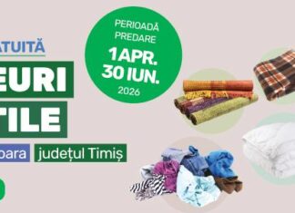 RETIM și ADID Timiș anunță o nouă campanie de colectare a deșeurilor textile cu predare GRATUITĂ din 2026, în Zona 1 Timișoara