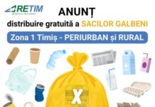 RETIM continuă distribuirea sacilor galbeni