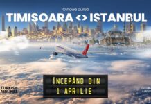 Turkish Airlines va opera pe Aeroportul Traian Vuia curse pe relația Timișoara – Istanbul