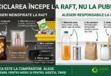 Reciclarea începe la raft, nu la pubelă