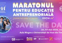 Semifinala județeană „Maratonul pentru Educație Antreprenorială” IV aduce la UVT 14 echipe de liceeni care își prezintă planurile de afaceri
