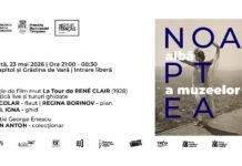 Noaptea Albă a Muzeelor la Filarmonica Banatul! Proiecție de film mut, muzică live, expoziții și tururi ghidate