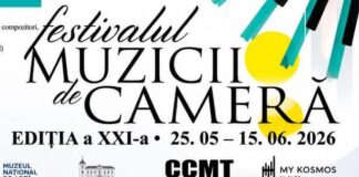 Festivalul Muzicii de Cameră, ediția a XXI-a, are loc între 25 mai – 15 iunie 2026 la Timișoara