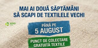 Ultima strigare pentru curățenia din dulap! Mai ai două săptămâni să scapi GRATUIT de textilele vechi, cu ajutorul ADID