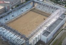 CJT a mai dat o tranșă de bani Primăriei, pentru a urgenta lucrările la „stadionul Lego”