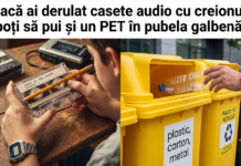 Comunicat ADID: Dacă ai derulat casete audio cu creionul, poți să pui și un PET în pubela galbenă!
