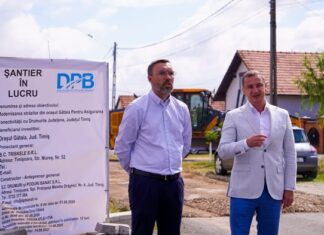 Lucrările de asfaltare au început (și) la Gătaia: 12 străzi vor fi modernizate printr-un parteneriat între CJ Timiș și primărie